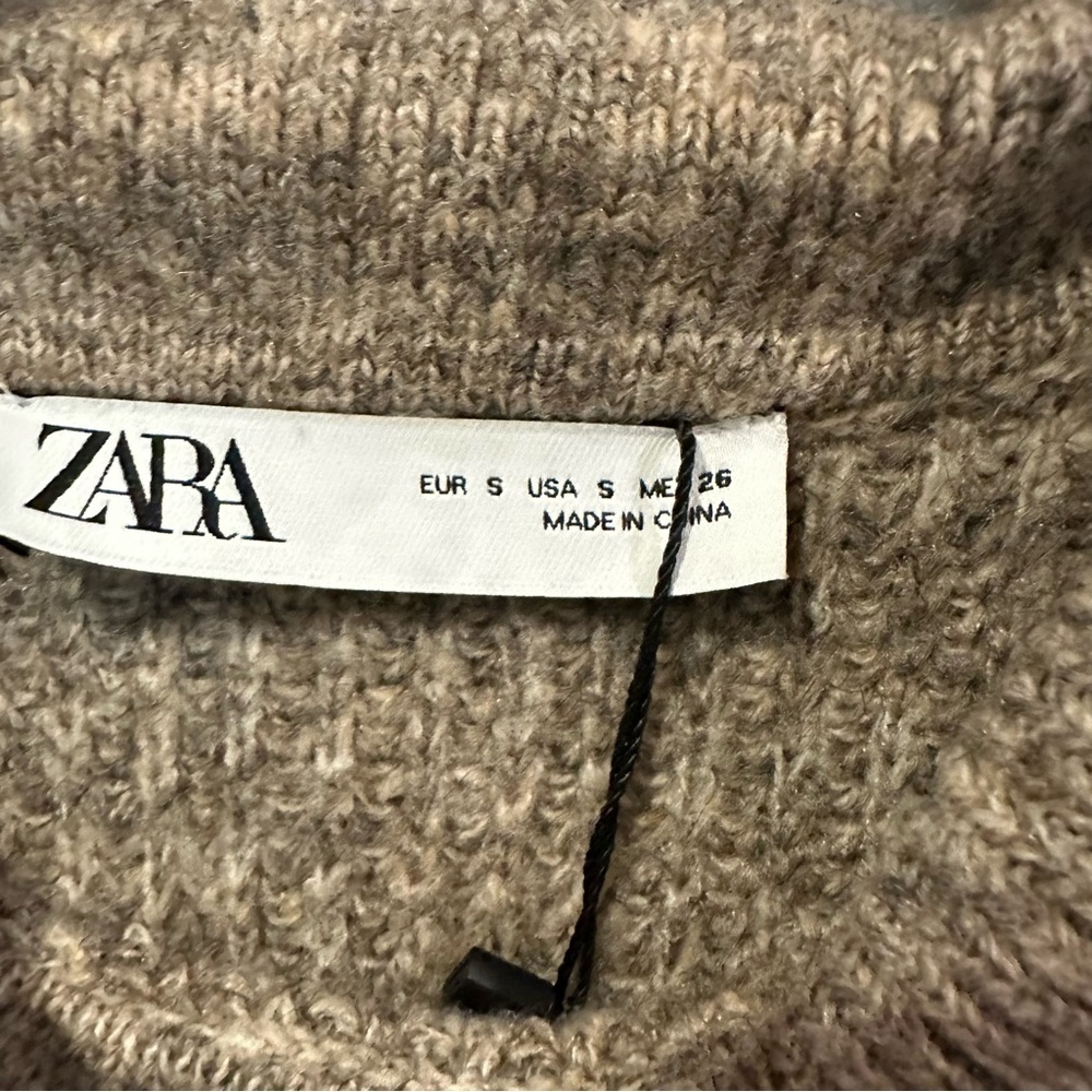Zara Sleeveless Women's Knit Vest asymmetrical Scoop Top - Picture 8 of 8